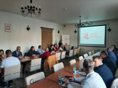 Związek Powiatów Polskich gościł delegację z Rumunii (wizyta w NIST),  27 października 2022 r., Łódź: 4