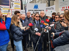 Protest w obronie szpitali powiatowych, 3 marca 2026 r., Warszawa: 3
