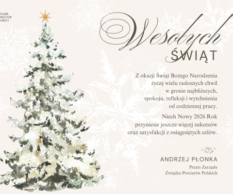 Wesołych Świąt i szczęśliwego Nowego 2026 Roku!