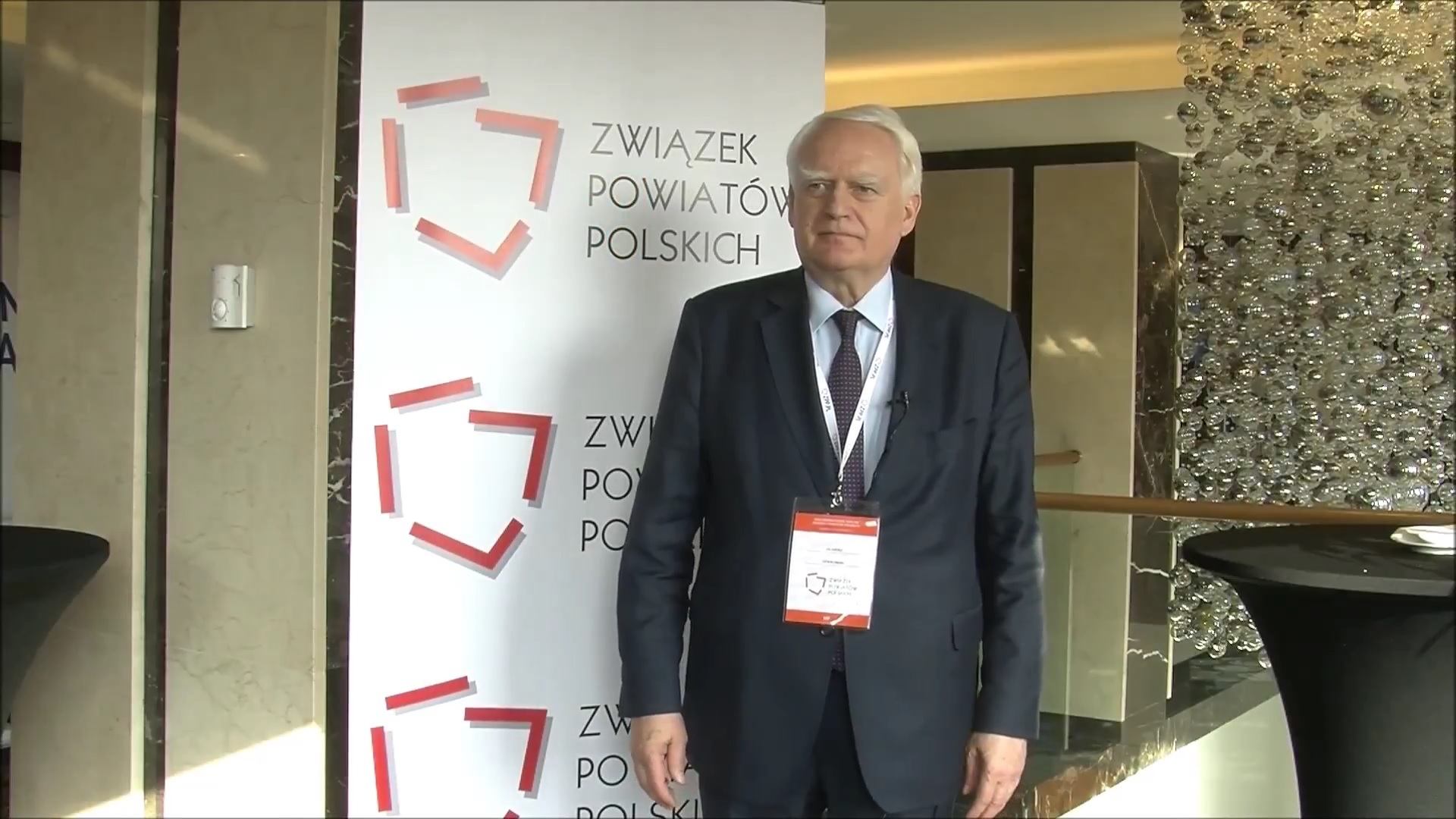 Olgierd Dziekoński podczas XXIII Zgromadzenia Ogólnego Związku Powiatów Polskich