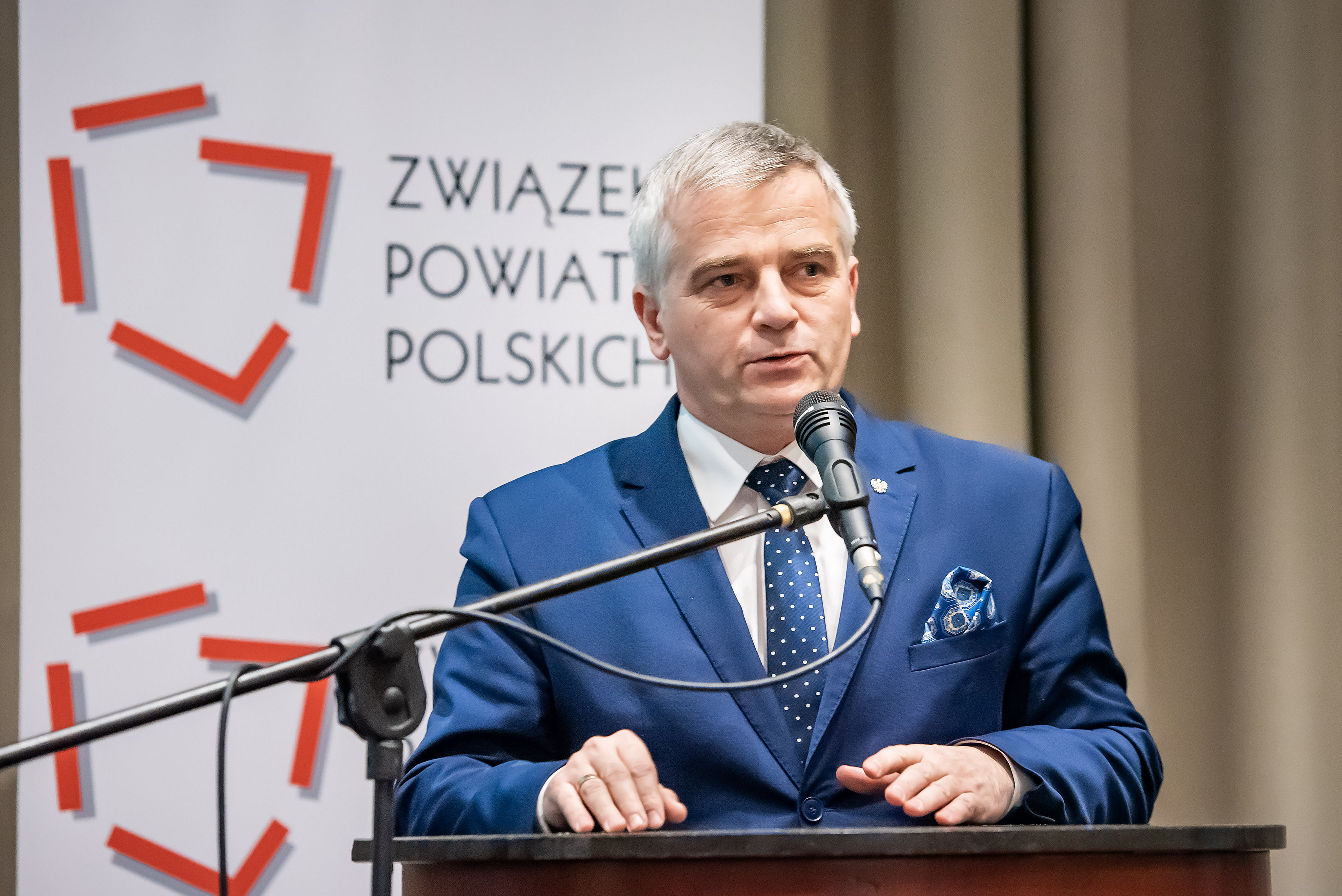 Przewodniczący Komisji Sejmowej Andrzej Maciejewski poczas XXIV Zgromadzenia Ogólnego ZPP