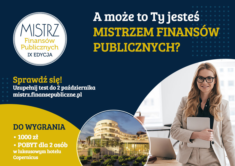 Zaproszenie do udziału w IX edycji ogólnopolskiego konkursu „Mistrz Finansów Publicznych”