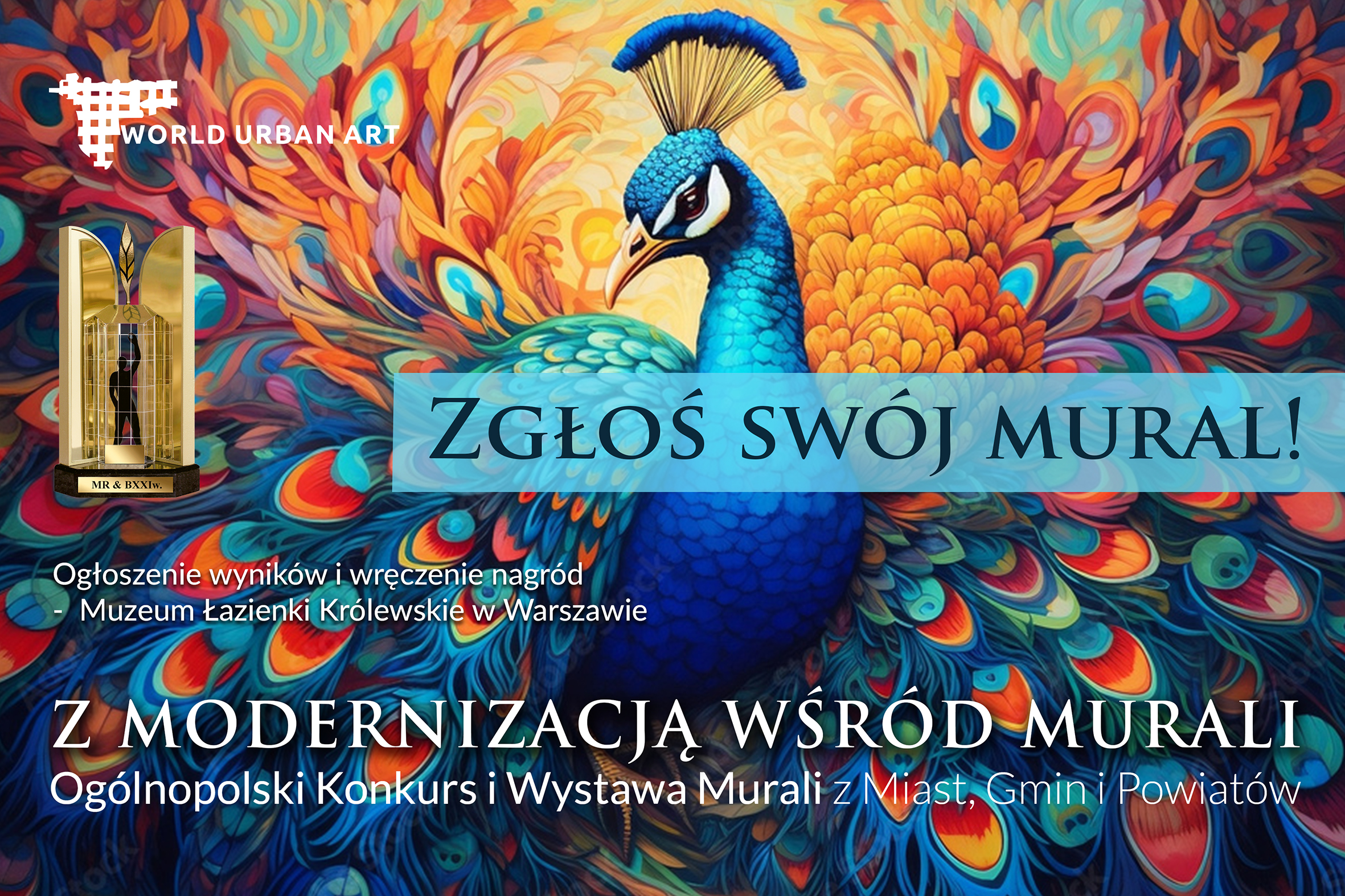 Najpiękniejsze murale z całej Polski w Łazienkach Królewskich