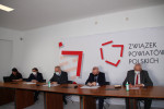 Konferencję prasową ZPP i OZPSP dotyczącą szpitali powiatowych, 16 luty 2021 r., Warszawa: 2