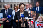 Inauguracja samorządowej kampanii profrekwencyjnej „Głosujemy na 100%”, 6 maja 2025 r., Warszawa: 1