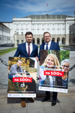 Inauguracja samorządowej kampanii profrekwencyjnej „Głosujemy na 100%”, 6 maja 2025 r., Warszawa: 39