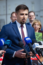 Inauguracja samorządowej kampanii profrekwencyjnej „Głosujemy na 100%”, 6 maja 2025 r., Warszawa: 36
