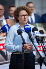 Inauguracja samorządowej kampanii profrekwencyjnej „Głosujemy na 100%”, 6 maja 2025 r., Warszawa: 30