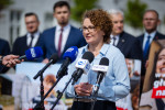 Inauguracja samorządowej kampanii profrekwencyjnej „Głosujemy na 100%”, 6 maja 2025 r., Warszawa: 33