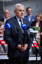 Inauguracja samorządowej kampanii profrekwencyjnej „Głosujemy na 100%”, 6 maja 2025 r., Warszawa: 10