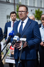 Inauguracja samorządowej kampanii profrekwencyjnej „Głosujemy na 100%”, 6 maja 2025 r., Warszawa: 25