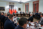 Przedstawiciele Związku Powiatów Polskich na spotkaniu w Kancelarii Prezydenta RP, 21 listopada 2025 r., Warszawa: 2